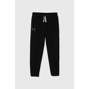 Under Armour pantaloni de trening pentru copii Boys Rival Terry culoarea negru, neted imagine