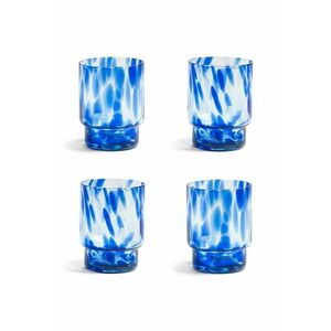 &k amsterdam set de pahare Tortoise Blue set 4-pack imagine