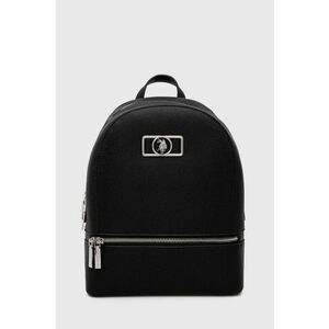 U.S. Polo Assn. rucsac femei, culoarea negru, mic, neted imagine