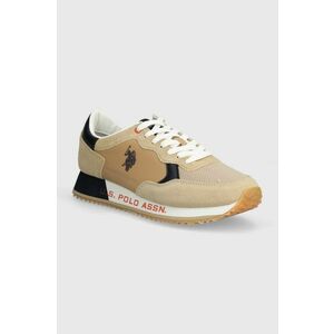 U.S. Polo Assn. sneakers CLEEF culoarea bej, CLEEF006M 4TS1 imagine