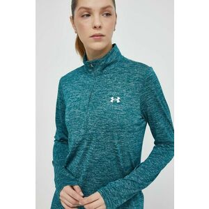 Under Armour hanorac de antrenament Tech 1 culoarea verde, modelator imagine