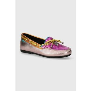 Kurt Geiger London mocasini de piele femei, cu toc plat imagine