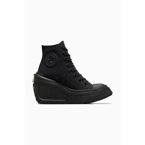 Converse tenisi Chuck 70 De Luxe Wedge femei, culoarea negru, A08094C imagine