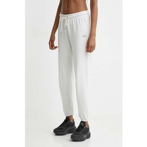 Dkny pantaloni de trening culoarea bej, cu imprimeu imagine