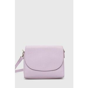 Answear Lab poseta de piele culoarea violet imagine