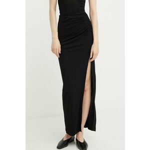 IRO fusta culoarea negru, maxi, creion imagine