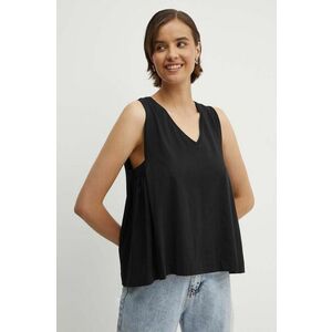 United Colors of Benetton bluza femei, culoarea negru, neted imagine