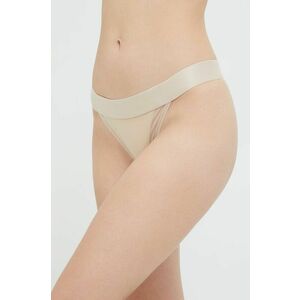 Dkny chiloti culoarea bej, transparent, DK8945 imagine