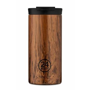 24bottles - Cana termica Travel Tumbler Sequoia Wood 600ml imagine