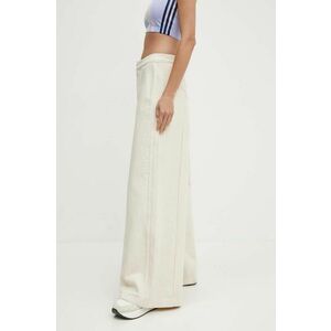 adidas Originals jeansi femei high waist, IS3584 imagine