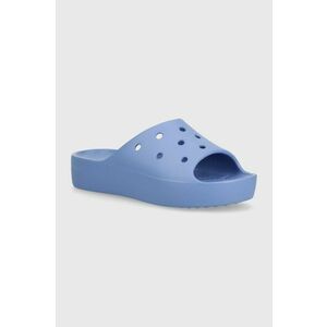 Crocs papuci Classic Platform Slide femei, cu platforma, 208180 imagine