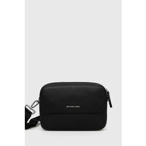 Michael Kors borseta de piele culoarea negru imagine