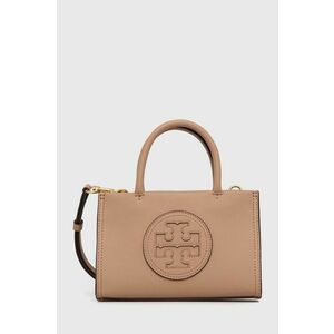 Tory Burch poseta culoarea bej imagine