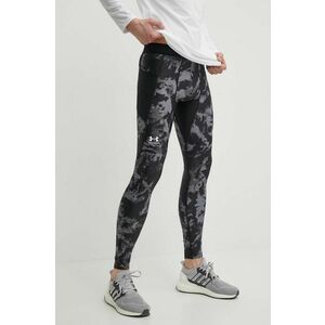 Under Armour leggins de antrenament HeatGear Iso-Chill Printed culoarea negru, modelator imagine