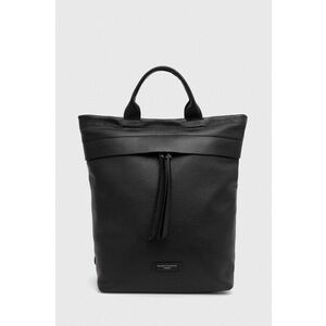 Gianni Chiarini ghiozdan de piele ANDREA femei, culoarea negru, mic, neted, ZN 10986 GRN-NA imagine