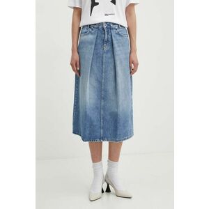 Karl Lagerfeld Jeans fustă din denim midi, evazată, 245J1200 imagine