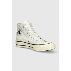 Converse tenisi Chuck 70 culoarea alb, A07444C imagine