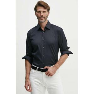 BOSS camasa barbati, culoarea negru, cu guler clasic, slim, 50503356 imagine