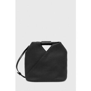 MM6 Maison Margiela poseta de piele culoarea negru, SB6WD0026 imagine