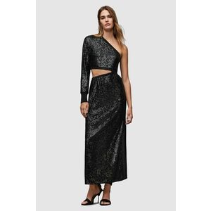 AllSaints rochie Daisy culoarea negru, maxi, drept imagine