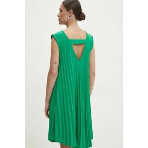 Answear Lab rochie culoarea verde, mini, evazati imagine