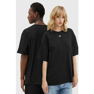 Diesel tricou din bumbac T-BOXT-D culoarea negru, neted, A14929.0GRAI imagine