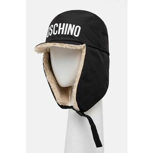 Moschino caciula culoarea negru, M5806 60105 imagine