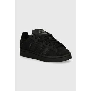 adidas Originals sneakers de piele întoarsă pentru copii CAMPUS 00s culoarea negru, JI4395 imagine