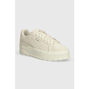 Puma sneakers din piele intoarsă Karmen II culoarea bej, 397457 imagine