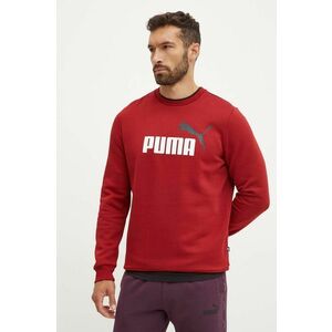 Puma bluza barbati, culoarea rosu, cu imprimeu, 586762 imagine