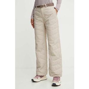 Columbia pantaloni de exterior Wallowa Insulated culoarea bej, 2090971 imagine