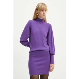 Silvian Heach rochie IKUR culoarea violet, midi, mulata, GPA24153VE imagine