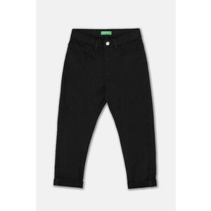 United Colors of Benetton pantaloni copii culoarea negru, neted, 41HQCE036 imagine