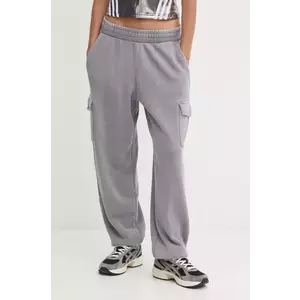 adidas Originals pantaloni de trening din bumbac culoarea gri, neted, IW5489 imagine