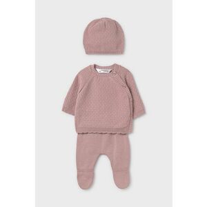 Mayoral Newborn compleu bebe culoarea roz, 9514 imagine