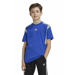 adidas tricou de bumbac pentru copii B T CB culoarea albastru marin, modelator, JH1080 imagine