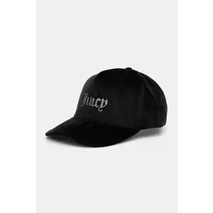 Juicy Couture sapca VERONICA CAP culoarea negru, cu imprimeu, JCAWH224702 imagine