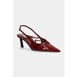 Steve Madden pantofi cu toc Liana culoarea bordo, SM11003386 imagine