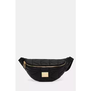 Karl Lagerfeld borseta de piele culoarea negru, 246W3056 imagine