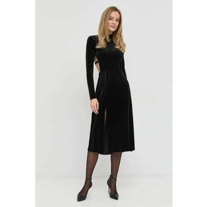 Undress Code rochie culoarea negru, midi, mulata imagine