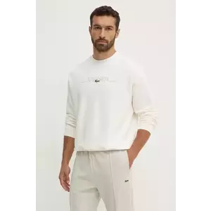 Lacoste bluză barbati, culoarea bej, modelator, SH3878 imagine