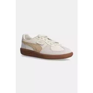 Puma sneakers din piele Palermo culoarea bej, 396464 imagine