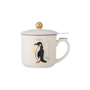 Bloomingville cană cu capac Valentin Mug 300 ml imagine