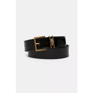 Kurt Geiger London curea de piele SHOREDITCH 40 BELT femei, culoarea negru, 9694300309 imagine