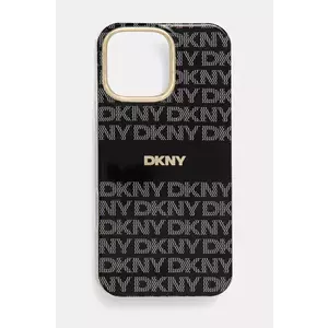 Dkny etui pentru telefon iPhone 16 Pro Max 6.9 culoarea negru, DKHMP16XHRHSEK imagine