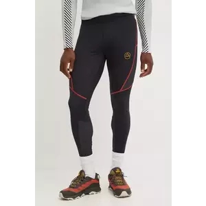 LA Sportiva leggins sport Triumph barbati, culoarea negru, cu imprimeu, P32999100 imagine