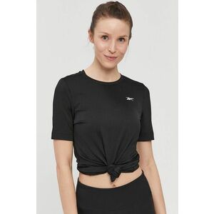 Reebok Tricou damă Tricou damă, negru, mărime S imagine