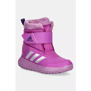 adidas cizme de iarna pentru copii Winterplay C culoarea violet, IE8673 imagine