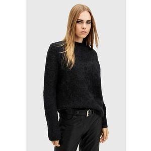 AllSaints pulover de lana VORTEX JUMPER femei, culoarea negru, călduros, W032KB imagine