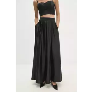 Answear Lab fusta culoarea negru, maxi, evazati imagine